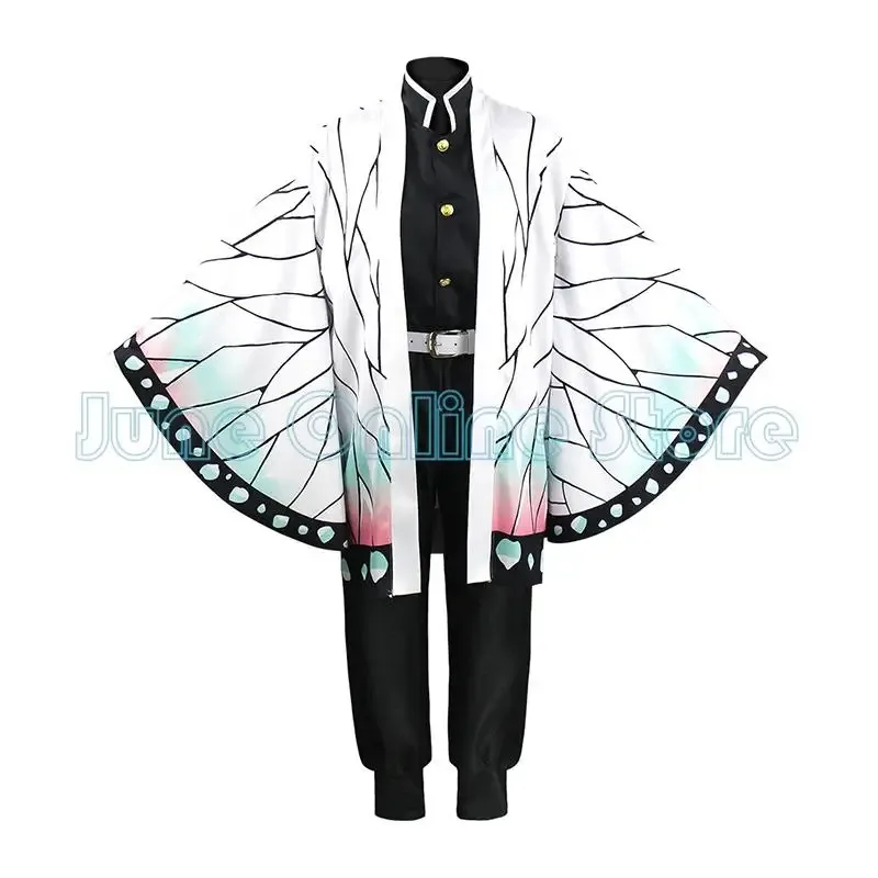 أزياء كوتشو شينوبو التأثيرية أنيمي شيطان سيير كوسبلاي هاوري عباءة الدعاوى الموحدة شعر مستعار لحفلة الهالوين أزياء الكبار للأطفال