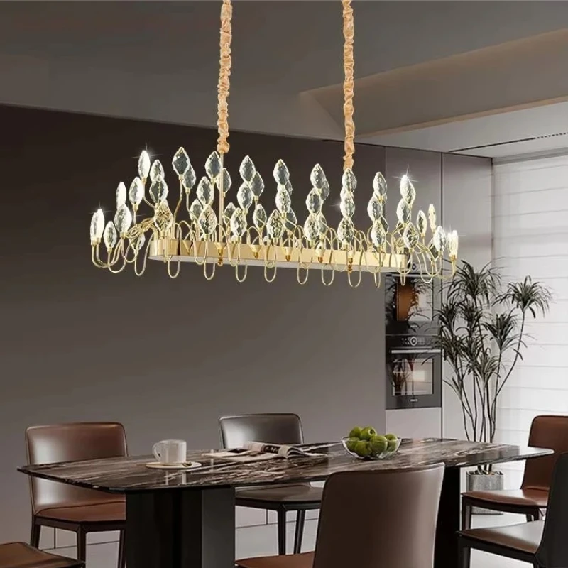 

MZISOSOD for High End Modern Crystal Chandelier for Living Room Dining Room Bedroom Light Luxury 2025 New Decorative Lighting