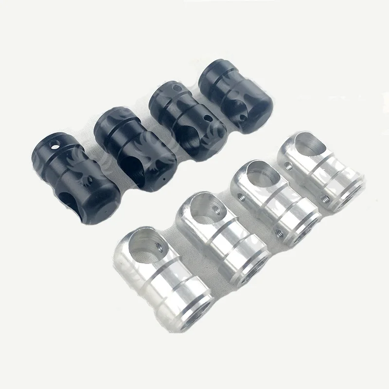 Trípode de aluminio de 18 a 18mm, 12 a 12mm, D12, D18, Conector de aleación de aterrizaje, brazo de tubo de carbón