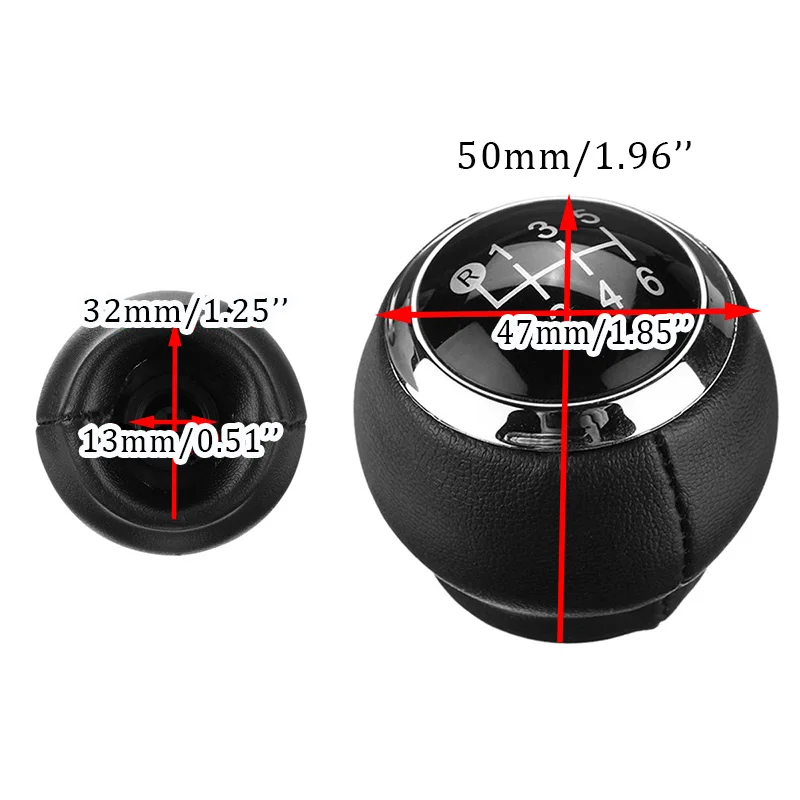 5/6 Speed Car Gear Lever Shift Knob  Cover Shifter Stick Handball Leather For Toyota Corolla RAV4 Avensis Yaris Verso Auris Aygo