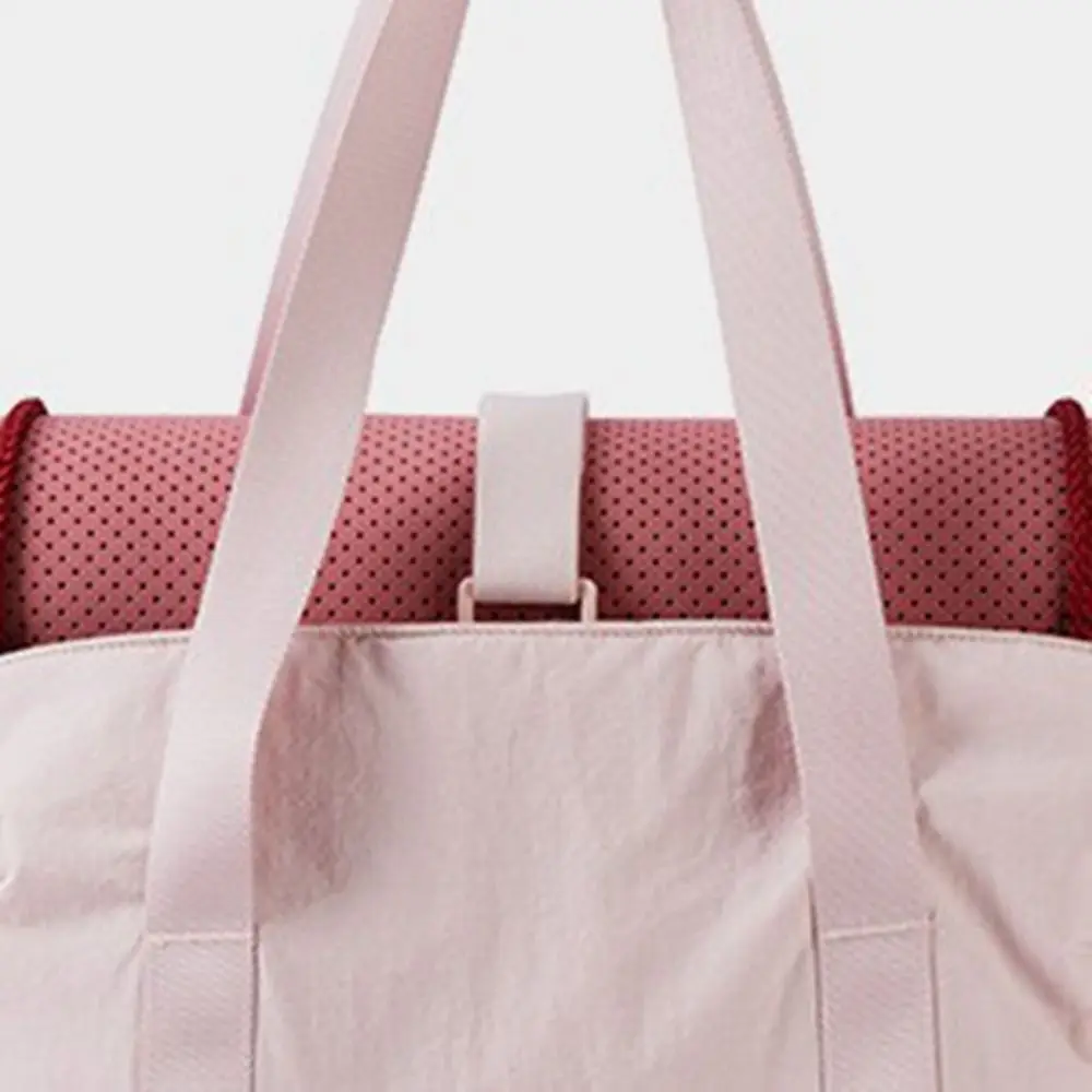 

Нейлоновая сумка для коврика для йоги с пряжкой для коврика для йоги, регулируемый держатель для коврика для йоги, сумка для тренажерного зала и фитнеса, однотонная, большой вместительности