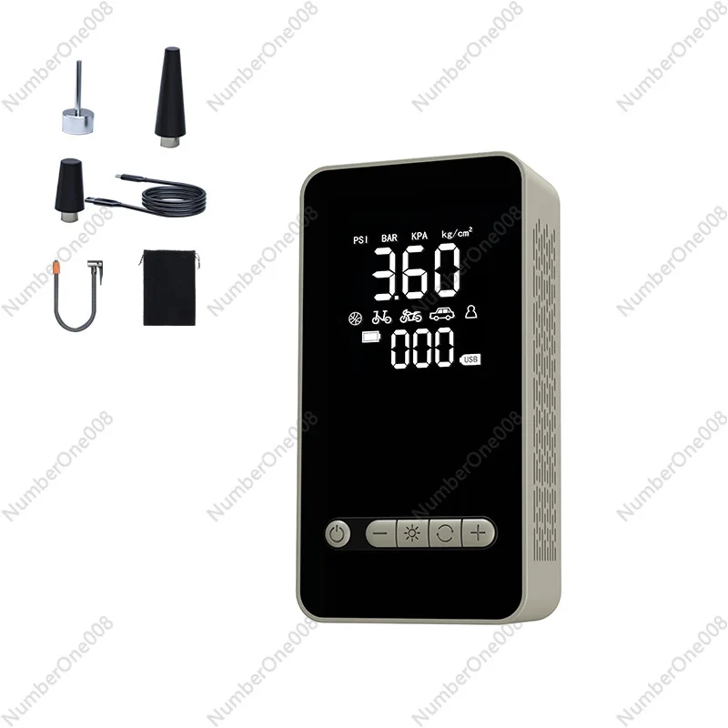 

Portable Car Bicycle Car Air Pump Wireless Digital Display with Warning Light Air Pump