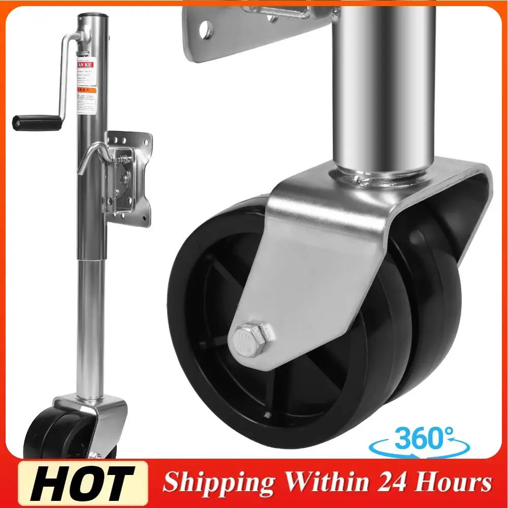 

2000 Lbs Marine Bolt-On Lift Roller Swivel Stand 10 Inch Lift Bolt-on Trailer Jack