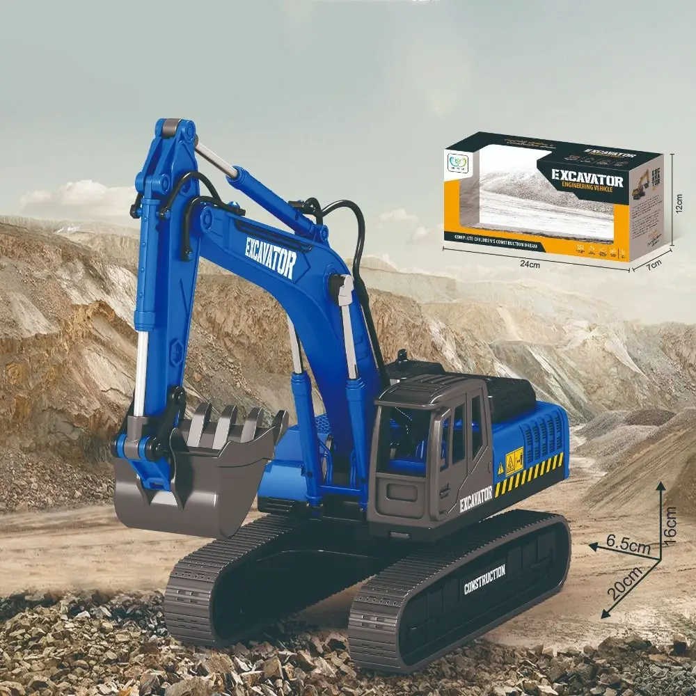 

Simulation Inertial Engineering Vehicle Flexible Joints Rotatable Excavator Model Pull Arm Desk Ornaments Forklift Car Model