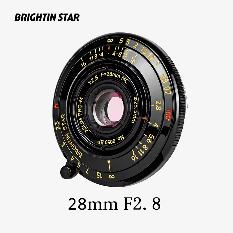 

Полнокадровый портретный объектив Brightin Star 28mm F2.8 для беззеркальных камер с байонетом Leica M (M1, M2)