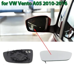 Mirror Heated Side Mirror Glass Rearview Mirror Lens for Volkswagen VW Vento A05 2010-2016 Replacement
