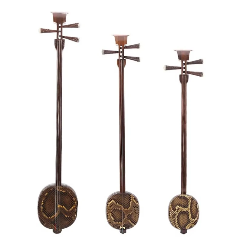 High-end series mahogany 3-string Chinese three-string musical instruments, exquisite craftsmanship,