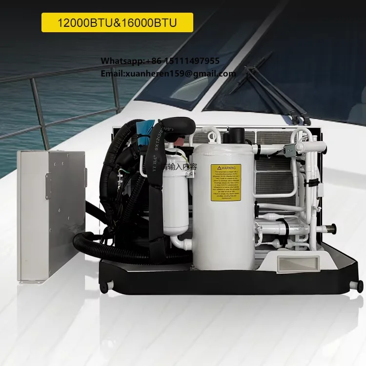 

9000btu 12000Btu 16000Btu 24000Btu Self Contained Marine Air Conditioner for Boat R410a Sailboat Ship Yacht Air Conditioning