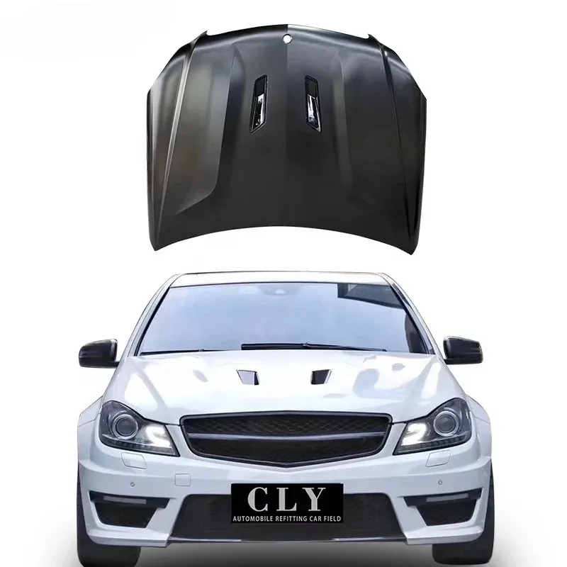 

Bonnet for C Class W204 Facelift 507 Model C63 Model Cover Iron Hood Engine Hood 2008 2009 2010 2011 2012 2013 2014