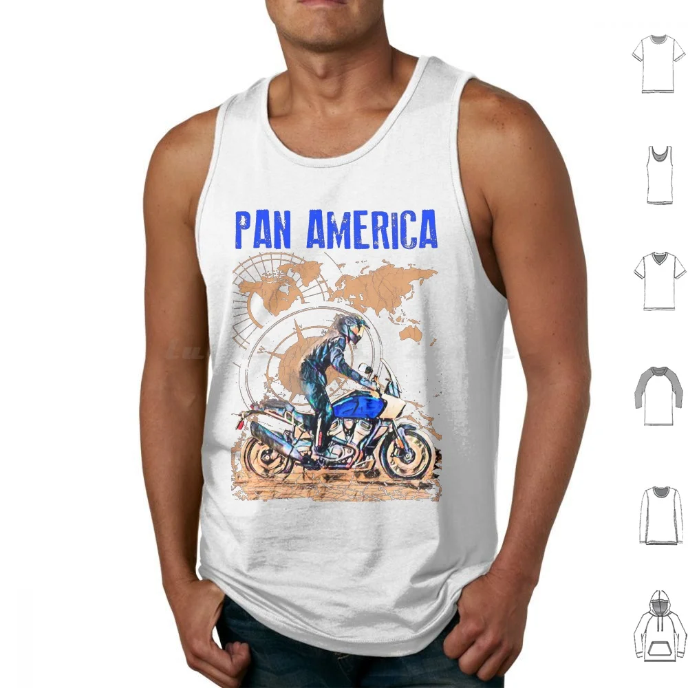 Pan America 1250big Trail 2022 Tank Tops Vest Sleeveless Motorcycles Big Trail Moto Motorbike Adventure Panamerica Bikers
