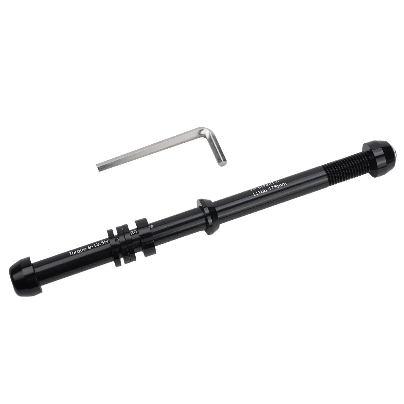 Mountain Bike Rear Wheel Thru Axle Skewer 12mm Indoor Bicycle Sports Trainer Quick Release Thru Axle String Skewer