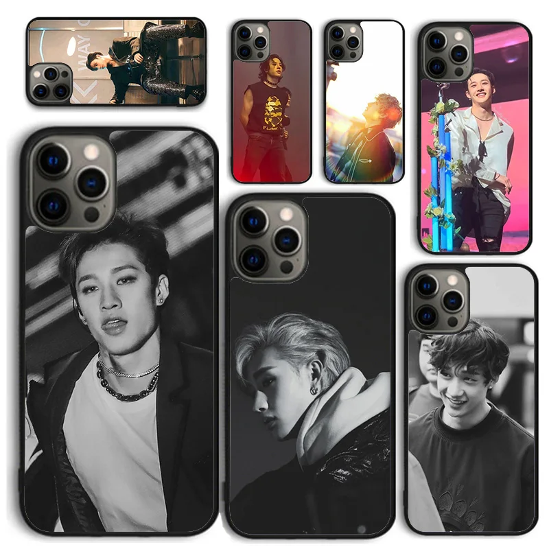 Bang Chan handsome Soft Phone Case For iPhone 16 15 SE2020 14 Max 6 7 8 Plus 11 12 13 Pro Max Mini Phone Cover coque Fundas