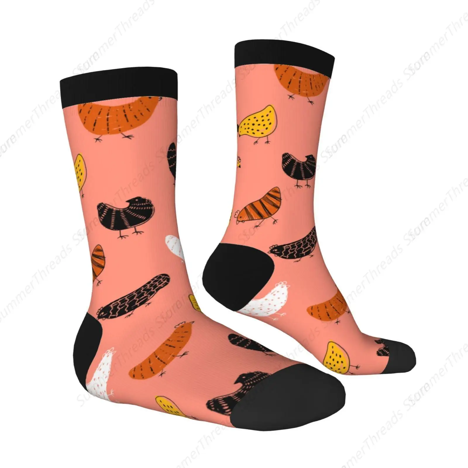 Chicken Printed Socks For Women Cute Men's Ankle Socks Unisex Soft Sock