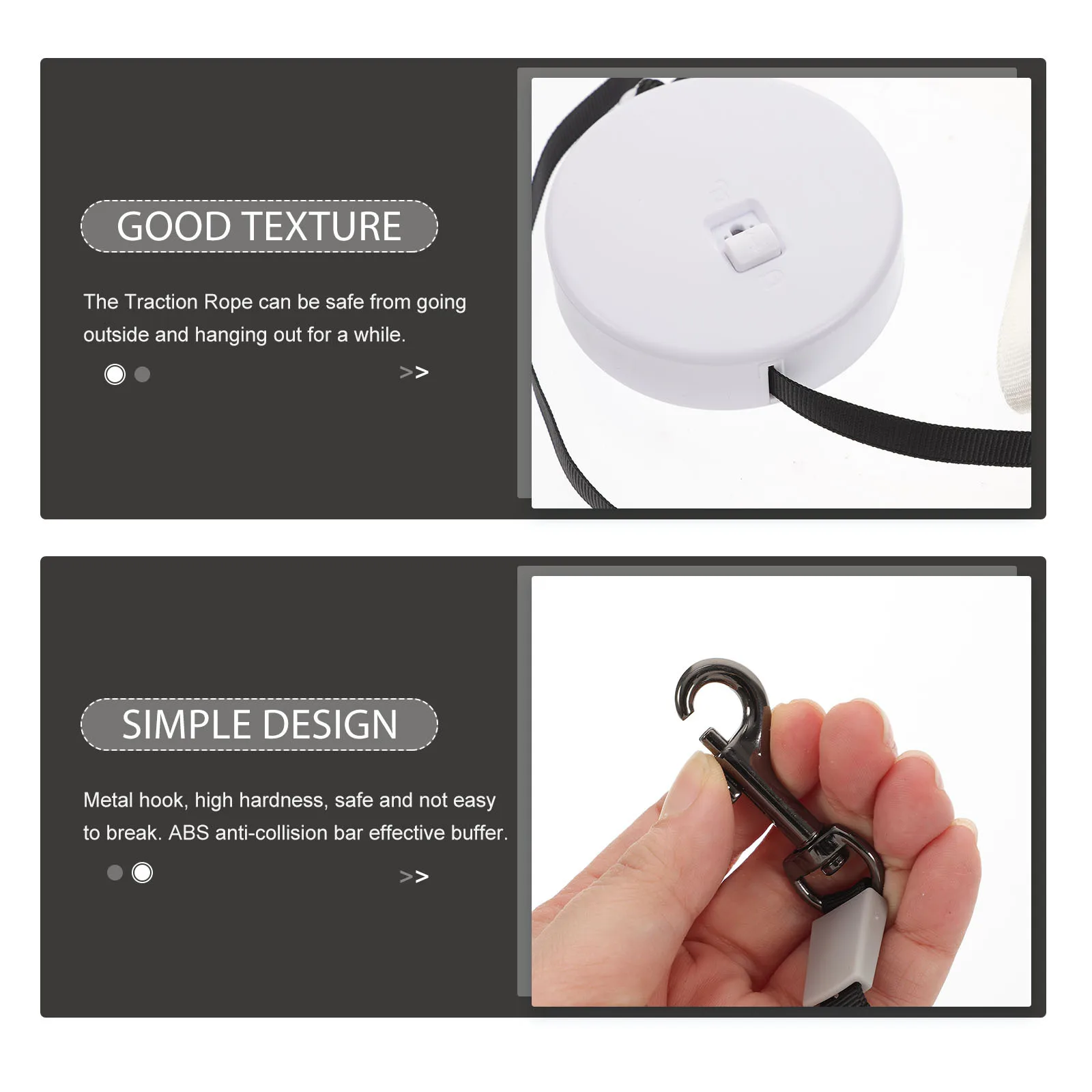 

Adjustable Retractable Dog Leash for Small Medium Large Dogs Lanyard Design Hand Control Good Outdoors Experience