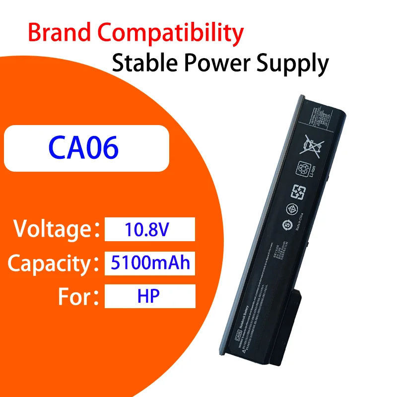 

High Quality Replacement Laptop Battery For HP CA06 CA09 ProBook 640 645 650 655 G1 5100mAh 10.8V Rechargeable Li ion Battery