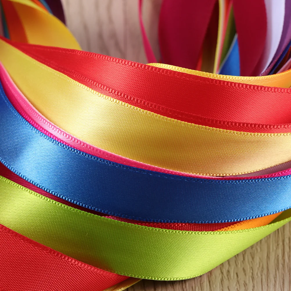 

50Pcs Wish Wands Ribbon Streamers with Bell Ideal for Holiday Parties Student Games Class Activities Wish Wands