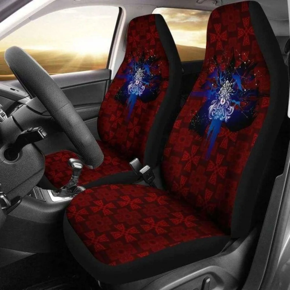 Viking The Norse God Sun Cross Car Seat Covers,Pack of  Front Seat  Cover