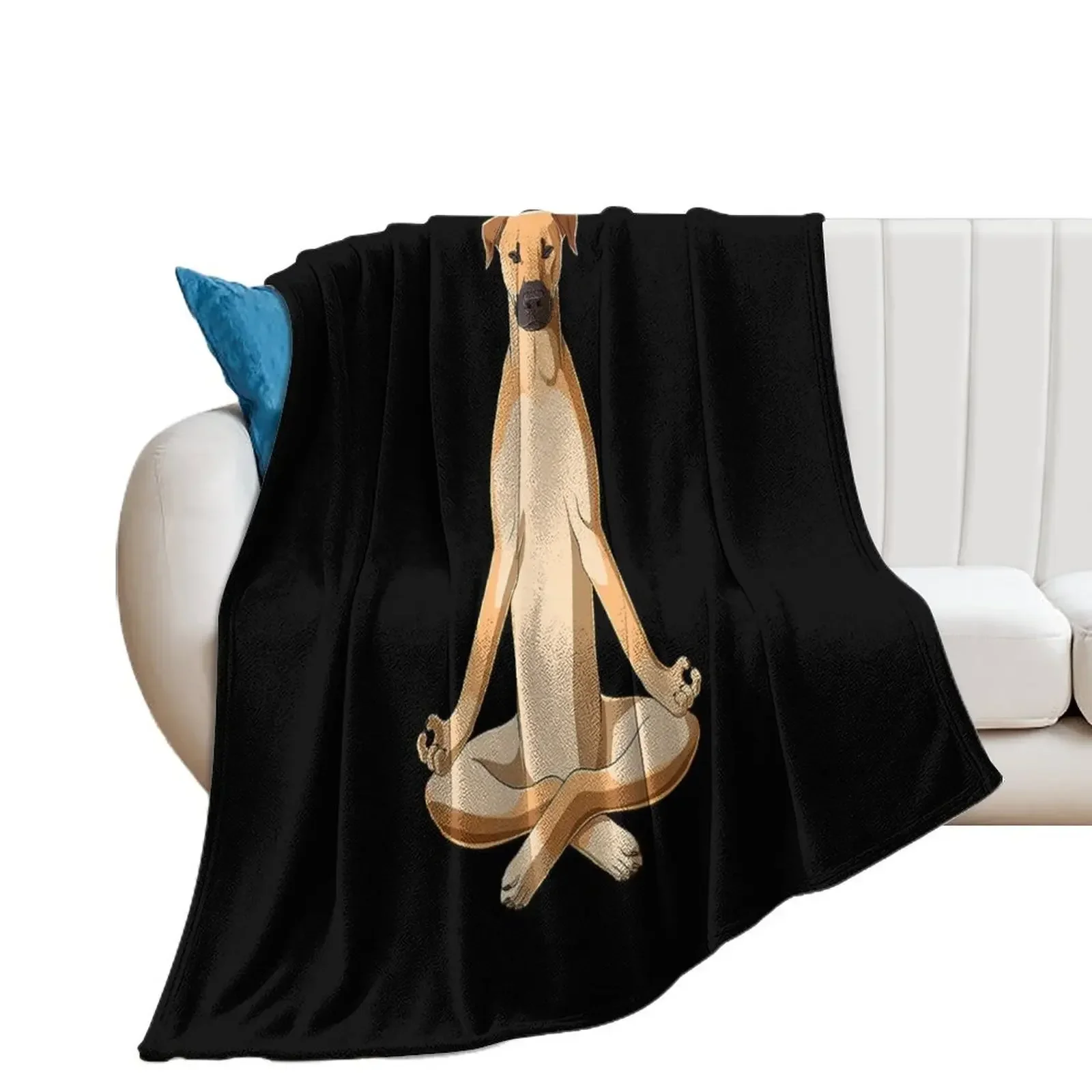 

Funny Black mouth cur Throw Blanket christmas gifts for sofa Soft Beds Blankets