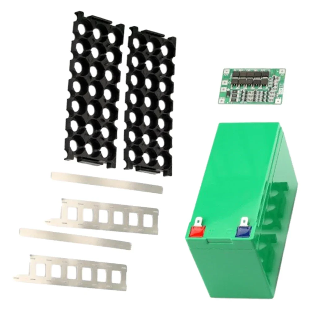 Caja de almacenamiento de batería Turmera de 12V, 7Ah a 20Ah, soporte 3X7 18650 3S 40A con soldadura de níquel para motocicleta, reemplazo de uso de