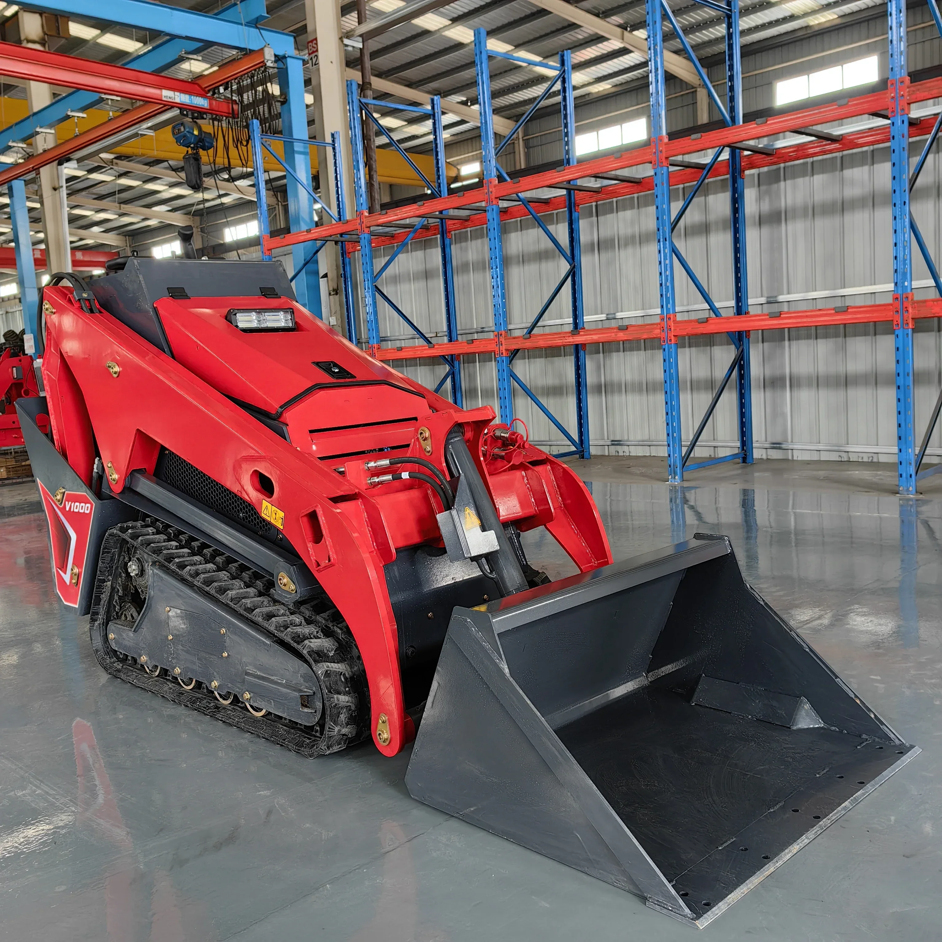 Mini Skid Steer Loader KUBOTA Diesel Engine Small Crawler/Tracked/Wheeled Front Loaders With Bucket