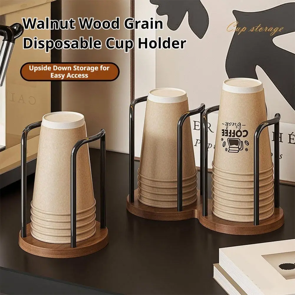 Minimalist Paper Cup Holder, Household Disposable Cup Storage Rack, Multifunctional Desktop Coffee and Milk Tea Cup Storage Rack