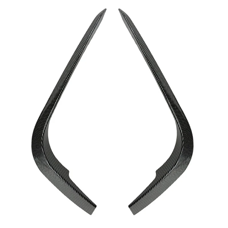 

Reliable Car Front Bumper Lip Splitter Spoiler Strips For BMW 3 Series E90 E91 M Sport 2005-2008 Air Knife Trims Carbon Fiber Ac