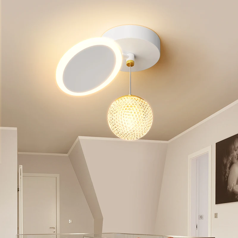 Staircase cloakroom entrance ceiling light corridor light fixture aisle light bird star round pattern