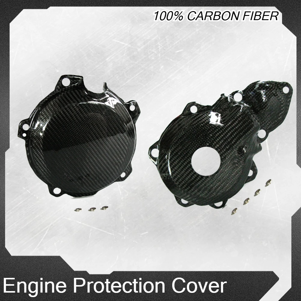 

Hot Motorcycle Ignition Clutch Cover Carbon Fiber Engine Protection Case Magnetic Motor Stator Guard For KTM HUSQVARNA 2011-2016