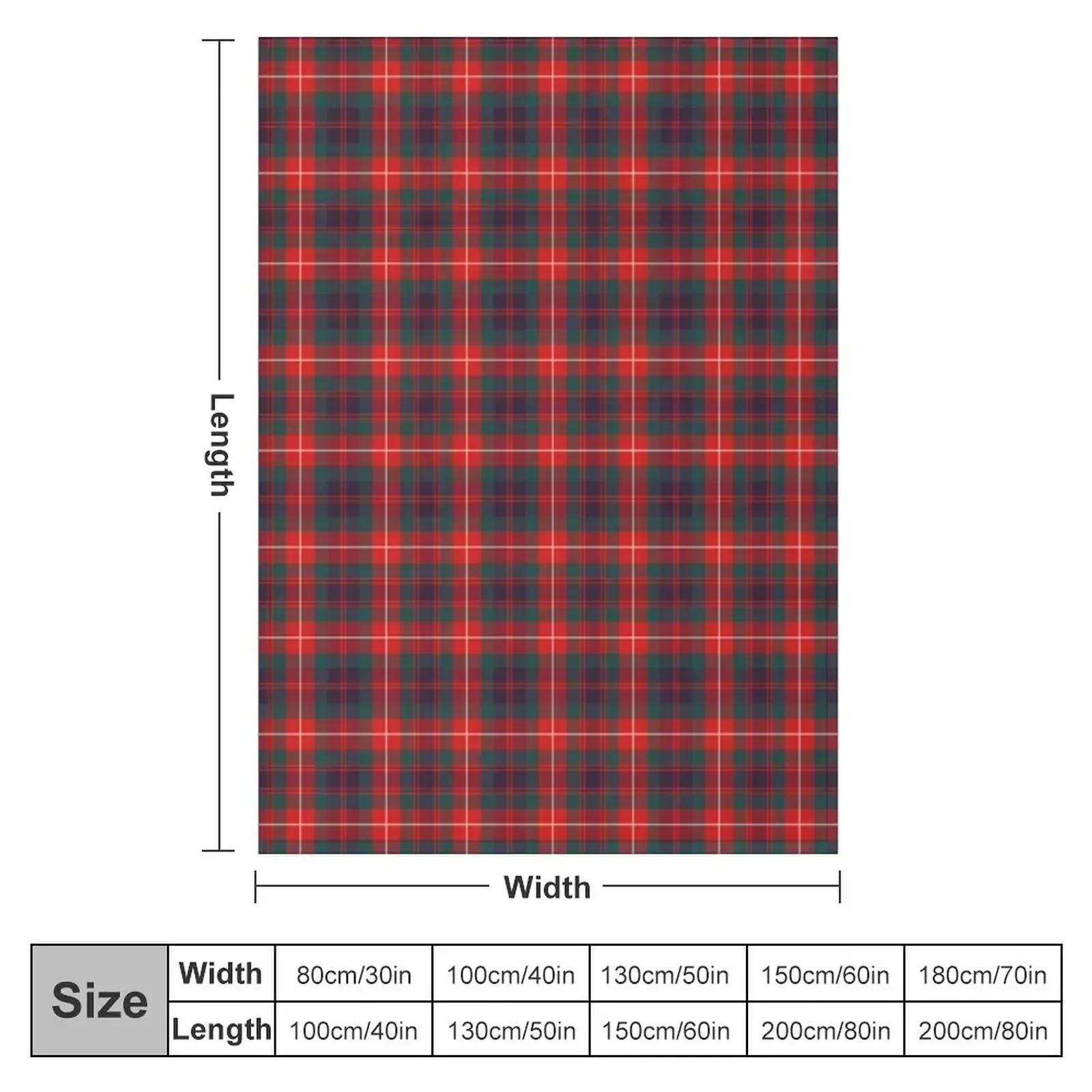 Clan Fraser of Lovat Tartan Throw Blanket Thermals For Travel Winter beds Furrys Blankets