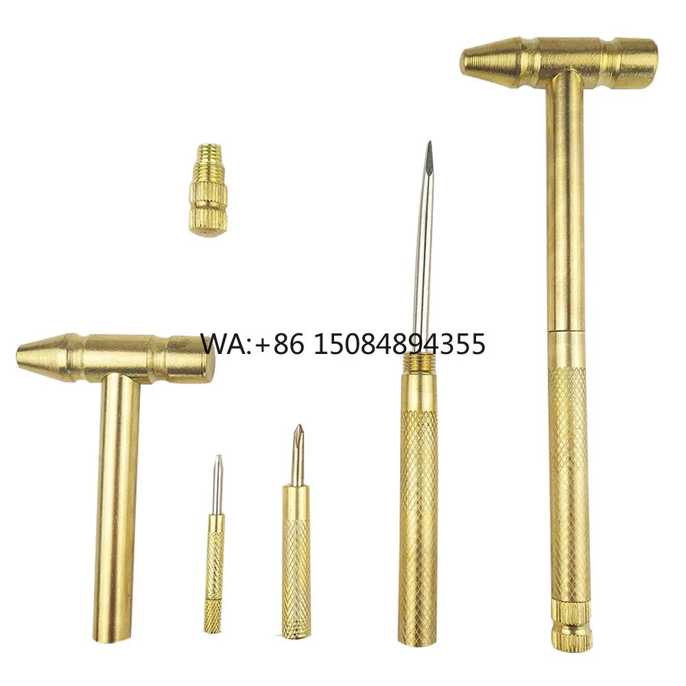 Set of 6pcs Multifunctional Screw Driver Copper-plated Hammer Hand Tools  Screwdriver Hardware Tool