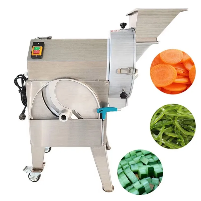 Commercial Electric Stainless Steel Spiral Potato Cutter Industrial Grade Multifunctional Vegetable Slicer for Carrot Cucumber