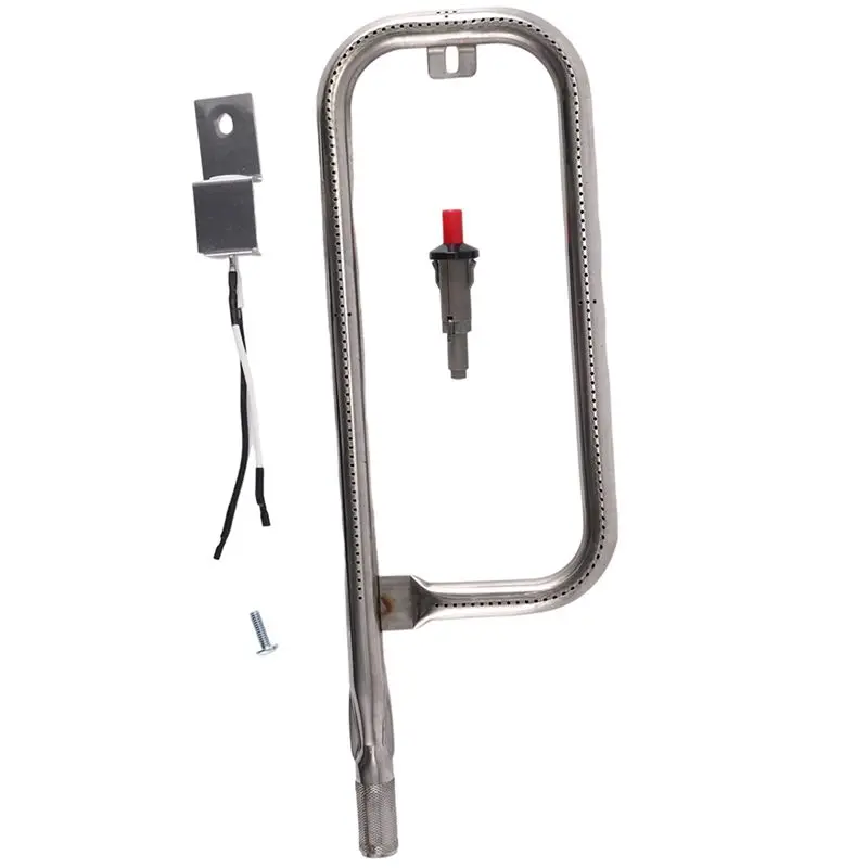 【Ship Within 60040 Barbecue Burner Tube Compatible With Q100 Q120 Q1000 Q1200 And 80462 Ignitor Kit Replacement Part 41657,69957