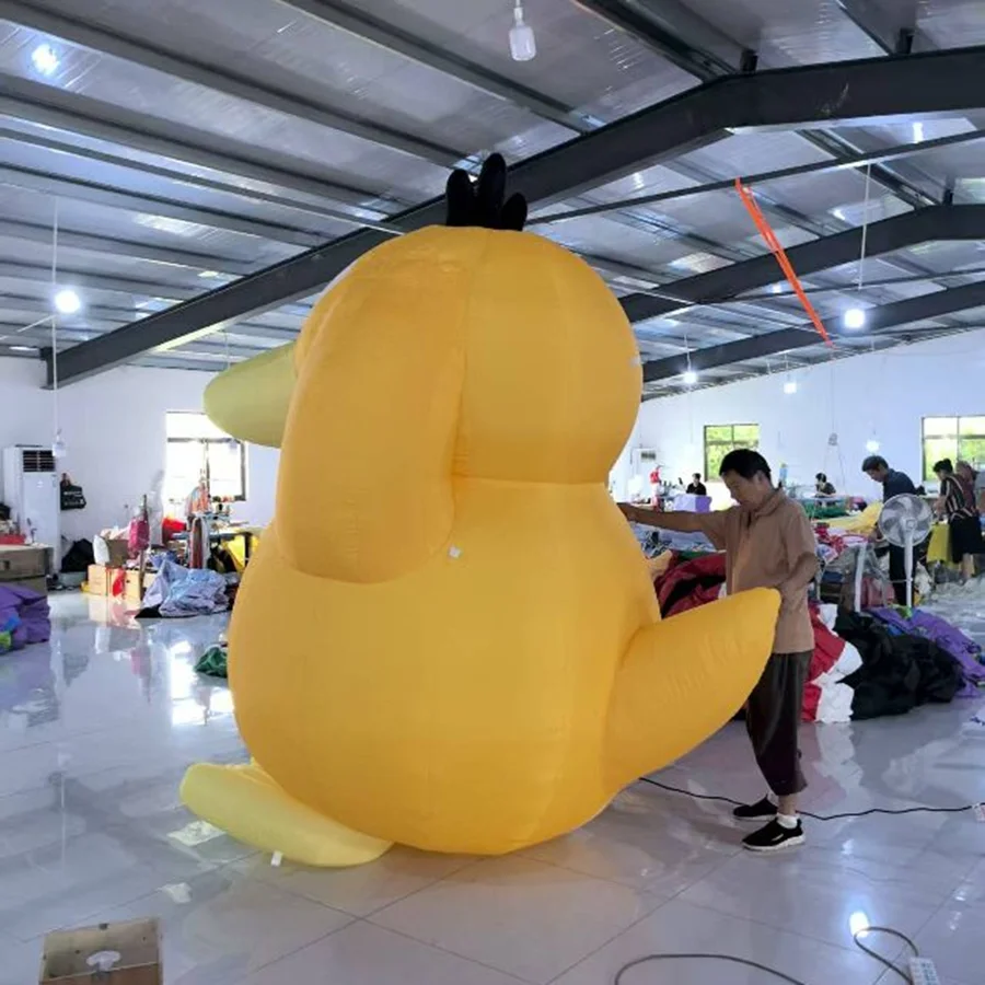 Giant Psyduck Inflatable Model Duck Cartoon Mascot Outdoor Event Decoration Mall Amusement Park Photo Booth Inflatable