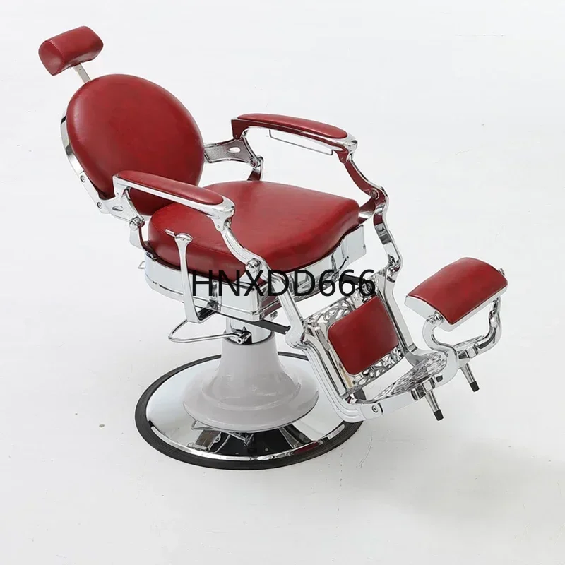 كرسي بعجلات صالون تجميل فاخر كراسي عتيقة تصفيف شعر احترافي مريح تصفيف الشعر مستلق الغرض باديكير