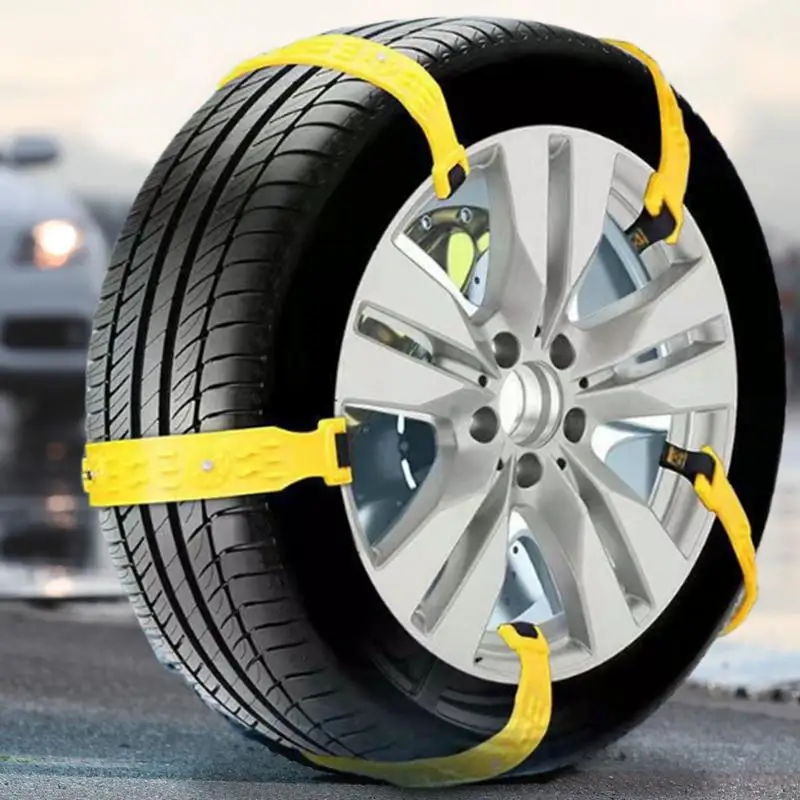 

Car Tire Snow Chain Universal Winter Snow Escape Emergency Anti-skid Artifact Motorcycle Winter tyre None Slip Snow Band Chains