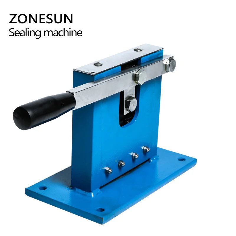 ZONESUN Manual Aluminum Tube Sealer Metal Tube Sealing Machine with Date Coding for Toothpaste Hand Cream Pigment Ointment Glue