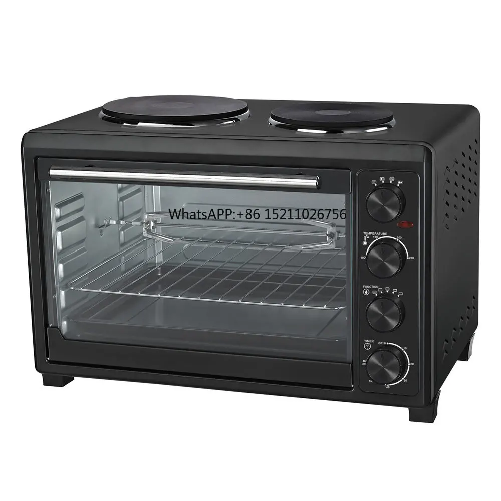 

48L High quality counter-top home baking toaster electric oven with convection and rotisserie home used oven