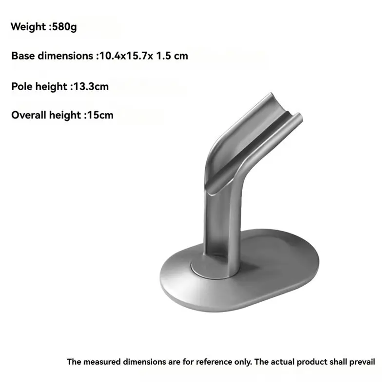[NEW!N92R】 Metal Hair Dryer Holder Desktop Stand For Dyson HD17 HD18 Hair Dryer Organizer Bracket Rack Bathroom Storage Silver