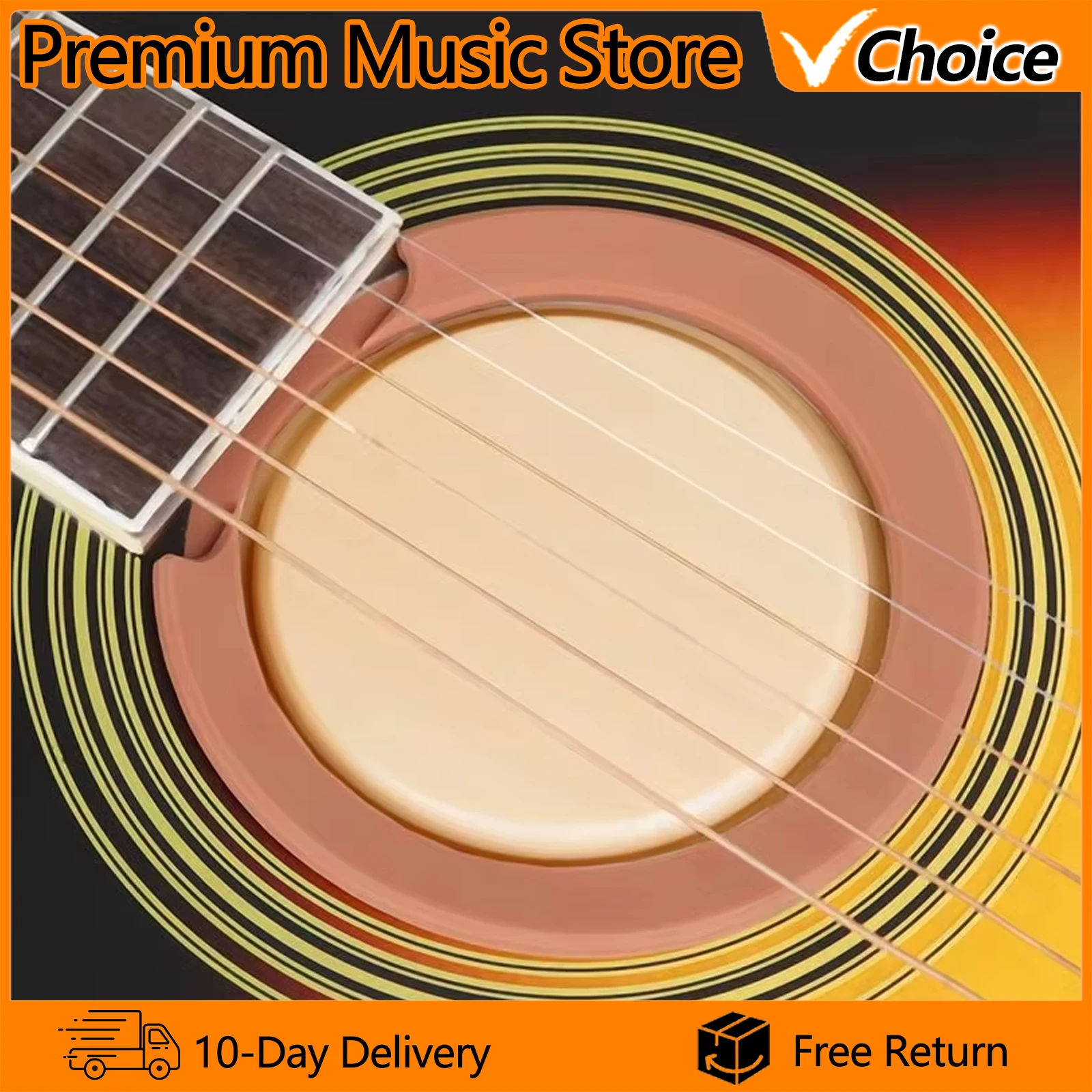 3-in-1 Acoustic Guitar Sound Hole Humidifier Moisture Portable Sponge Breathable Rubber Anti-drying-panel Cracking Accessories