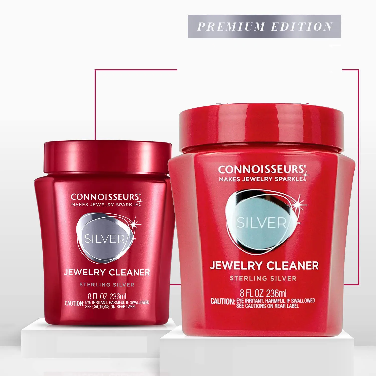 Imagem -04 - Conhecedores-sterling Silver Jewelry Cleaner Edição Premium Jewelry Wash Oxidado Wipe Revitalização Detergente Jóias Descontaminação
