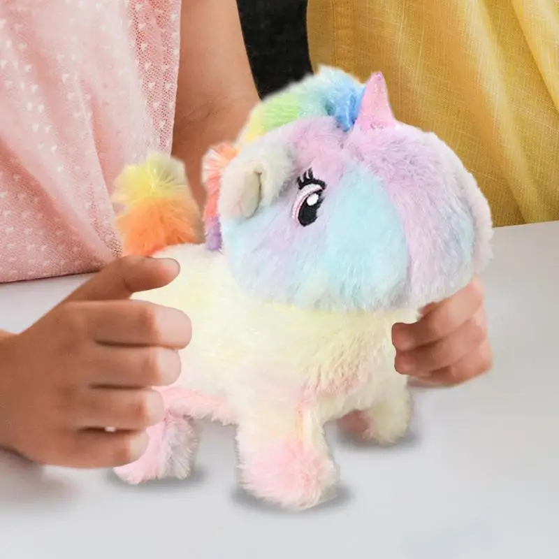 Animal de peluche interactivo para caminar, juguete eléctrico de felpa, simulación de Animal, juguete familiar para niños, muñeca de peluche suave