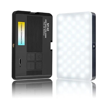 Luz de relleno LED recargable, 3 modos de temperatura de color, luz de bolsillo portátil para teléfonos móviles, portátiles, maquillaje, vídeos selfie TikTok