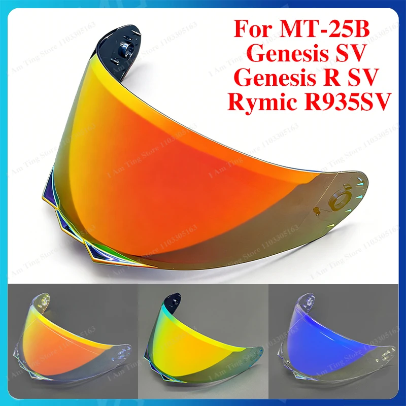 

V25B Motorcycle Helmet Lens For MT-V25B Genesis SV Genesis R SV Rymic R935SV Helmet Visor Windshield Shield Helmet Accessories
