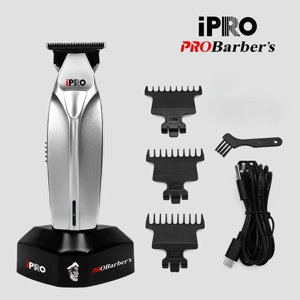 

НОВАЯ машинка для стрижки волос IPRO S1103 Профессиональные триммеры для волос Электрическая машинка для стрижки волос для мужчин