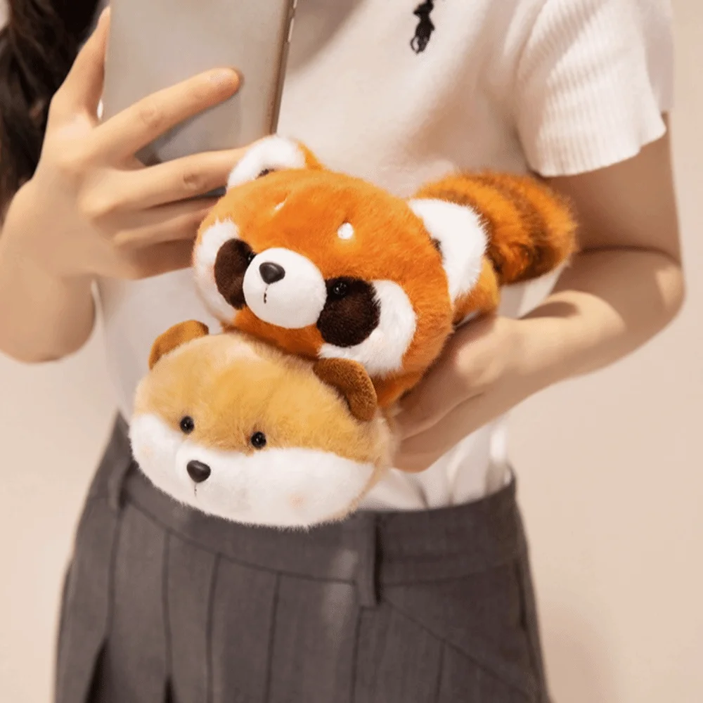 Sweet PP Cotton Fridge Magnet Scented Design Cartoon Style Raccoon Magnetic Back Soft Doll Desk Companion