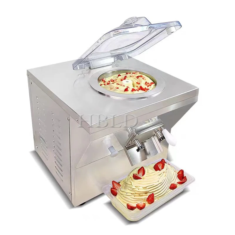 Fresh Fruit And Nut Stirring Ice Cream Machine Commercial Multi Functional Hard Ice Cream Machine Frozen Yogurt Machine