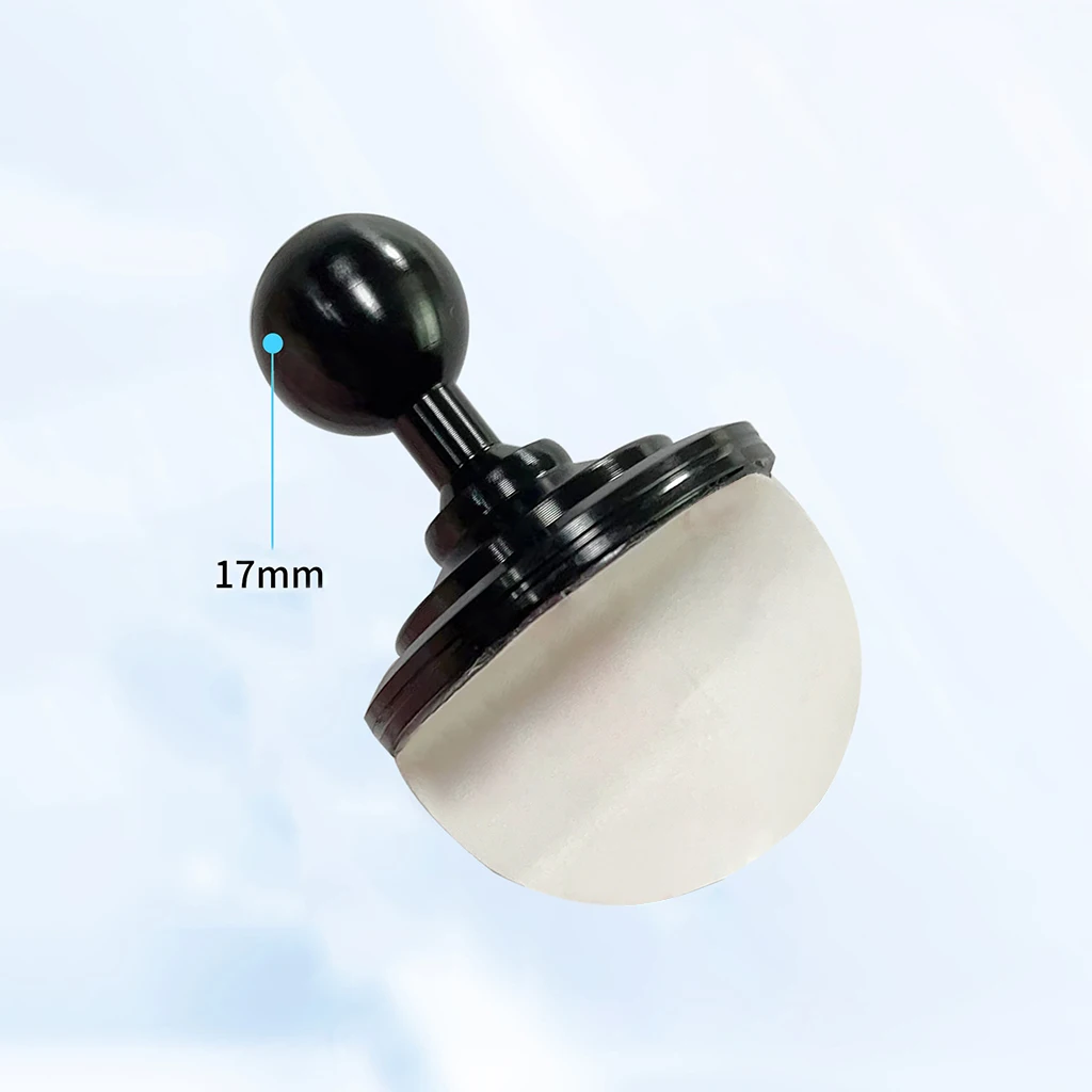 Aluminum Alloy Round Mounting Base with 17mm Ball Head for Magnetic Car Mount Mobile Phone Holder GPS Support Stand Accessories