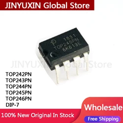 10Pcs TOP242PN TOP243PN TOP244PN TOP245PN TOP246PN DIP-7 IC Chip In Stock Wholesale