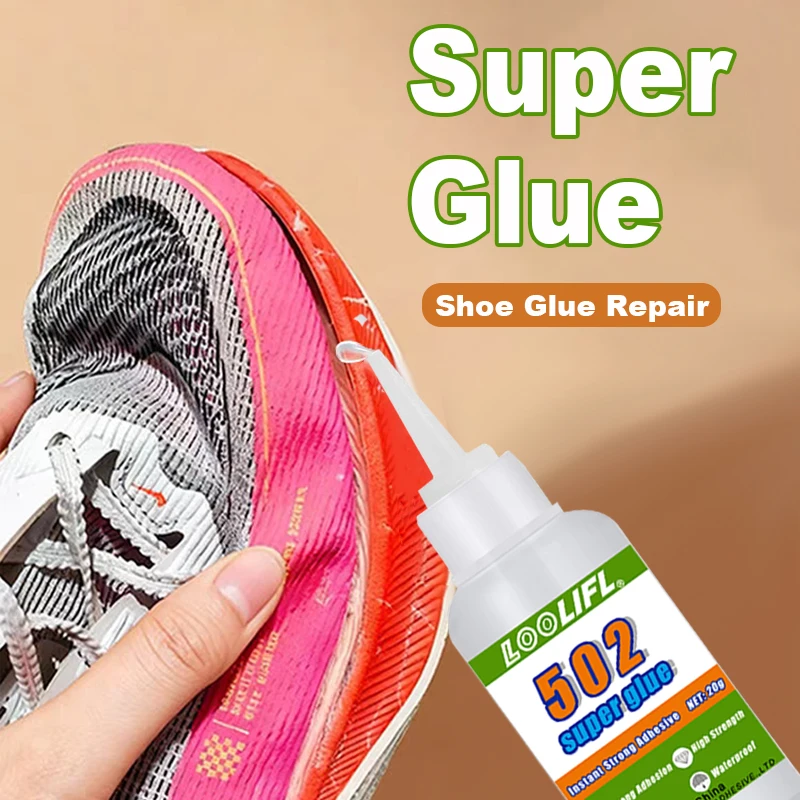 

502 Super Shoe Repair Adhesive - Instant Bonding, Strong Adhesion to Leather, Rubber, and Fabric Shoes, Ideal for Shoe Repair20g