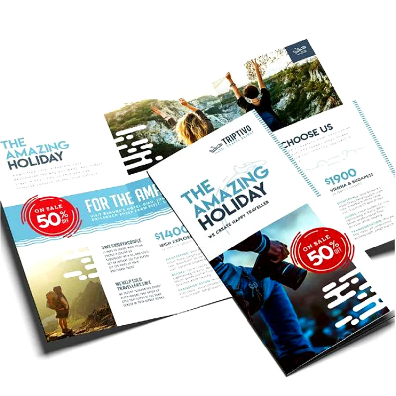 custom Customized New Printed Promotion Cheap brochure Catalogue  Flyer/Leaflet/Catalogue/Booklet Printing